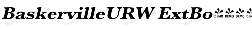 BaskervilleURW ExtBo字体转换
